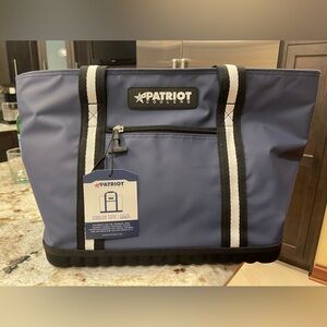 NEW Patriot Cooler, Lightweight. Comes with two 20oz insulated water bottles.